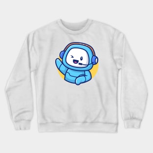 Cute Robot Crewneck Sweatshirt